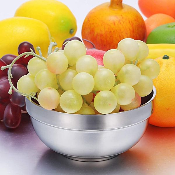 

pack stainless steel bowls set double-walled insulated baby serving