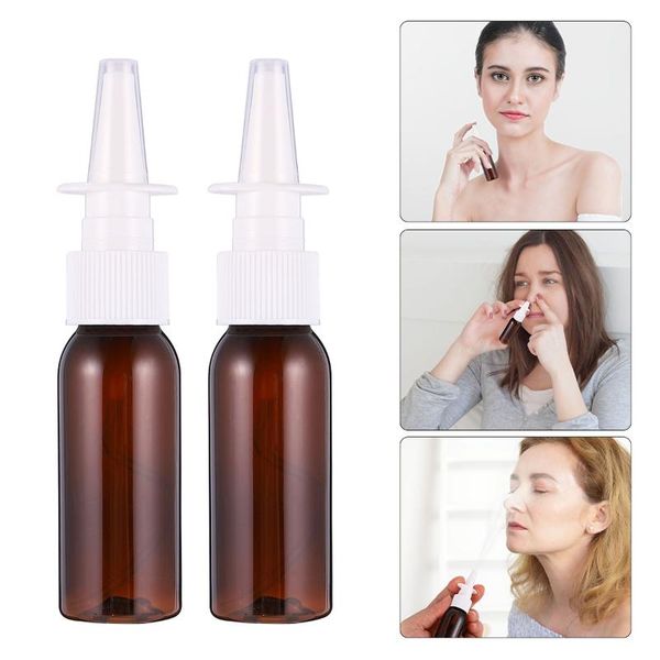 

storage bottles & jars 10pcs portable spray empty long nose bottle cosmetic for home travel