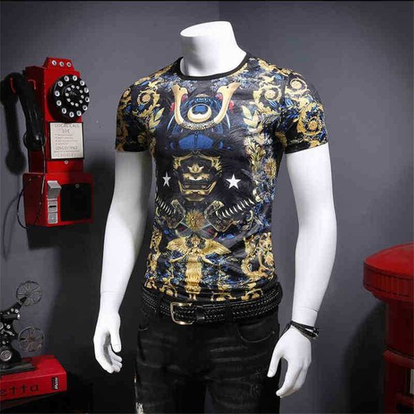 

men's t-shirts t shirts novelty 3d brand t-shirt summer style short sleeve luxury royal men clothes hip hop jxwe, White;black