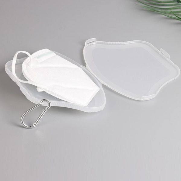 

storage bottles & jars 3pcs mask box without silk screen + carabiner portable masks organizer dustproof and moisture-proof cleaning filters