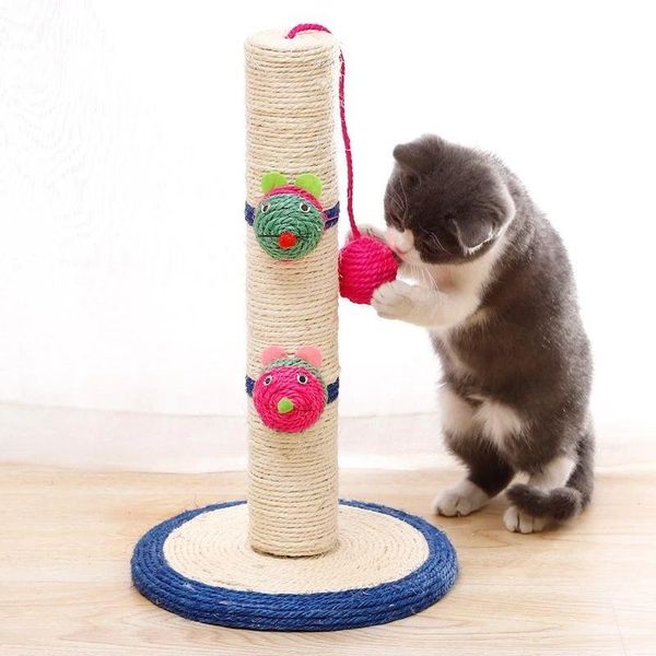 

cat toys detachable sisal tree column claw plate grinder climbing frame mouse scratcher pet products grab stand