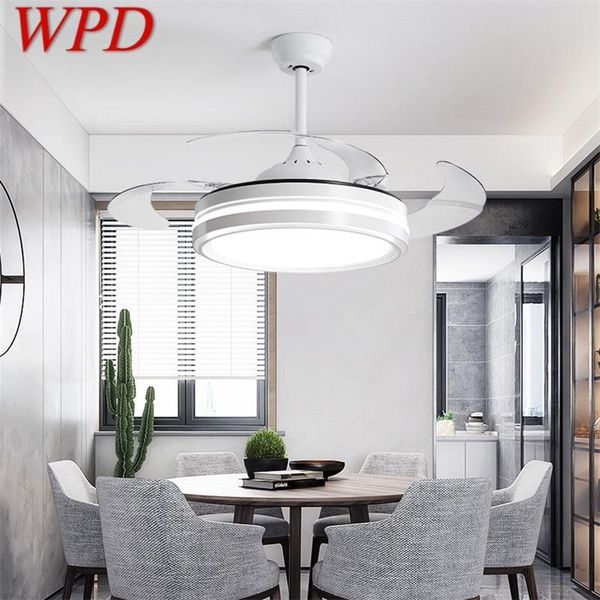

electric fans wpd ceiling fan with lights remote control 3 colors led decorative for home living room dining bedroom restaurant