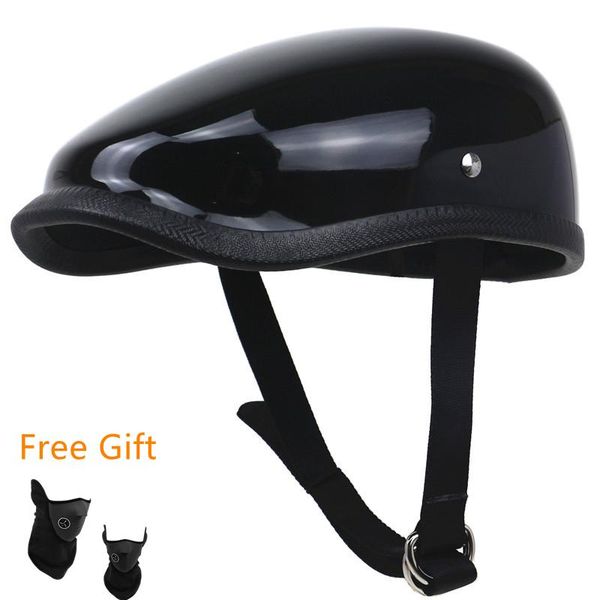

motorcycle helmets vintage men women beret french light weight half helmet retro elegant motorbike fiberglass summer casco