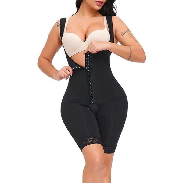 Damen Shapers Shapewear für Frauen Bauchkontrolle Fajas Colombianas Body Shaper BuLifter Plus Size Shorts Slim Waist Trainer Ganzkörperbody