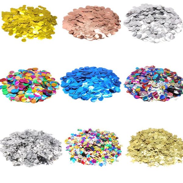 

party decoration 20g/bag colorful confetti balloon sequin rose gold mini round baby shower diy birthday wedding engagement decor