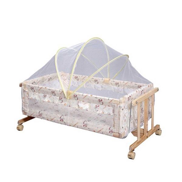 

crib netting baby kids cradle mosquito net cot mesh canopy infant toddler playpens bed tent