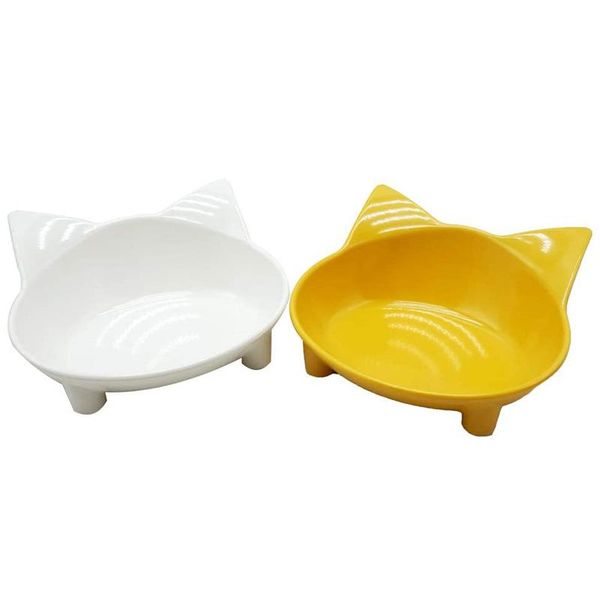

cat bowl, shallow non-slip bowl pet and water 2-piece set bowls & feeders