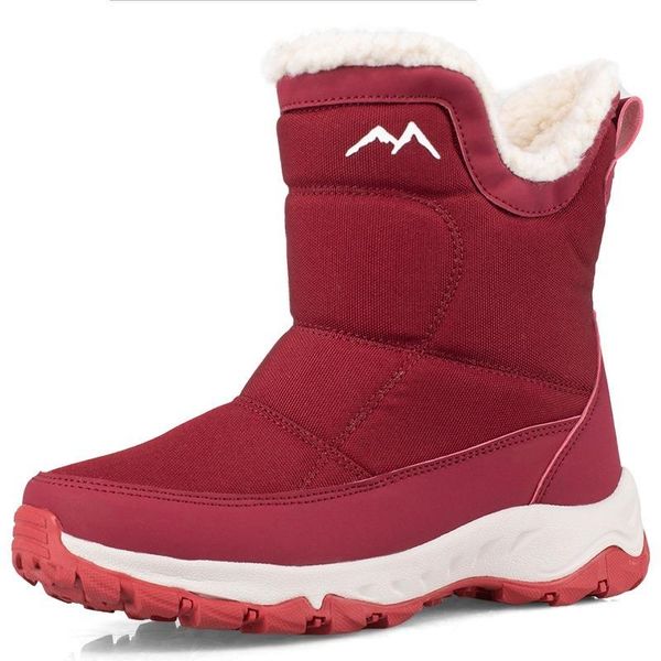 

boots women 2021 outdoor leisure anti-ski winter thick and low warm women's, Black