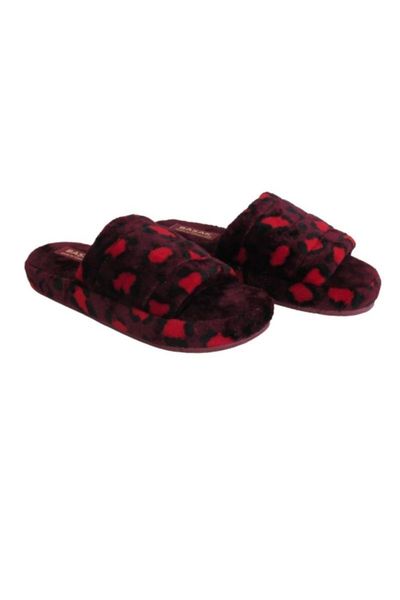 

slippers women burgundy, Black