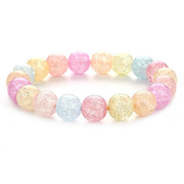 

beaded, strands xinjiao 2021 style 6 8mm seven colour crystal stone male and female couples women bead bracelet yoga, Black