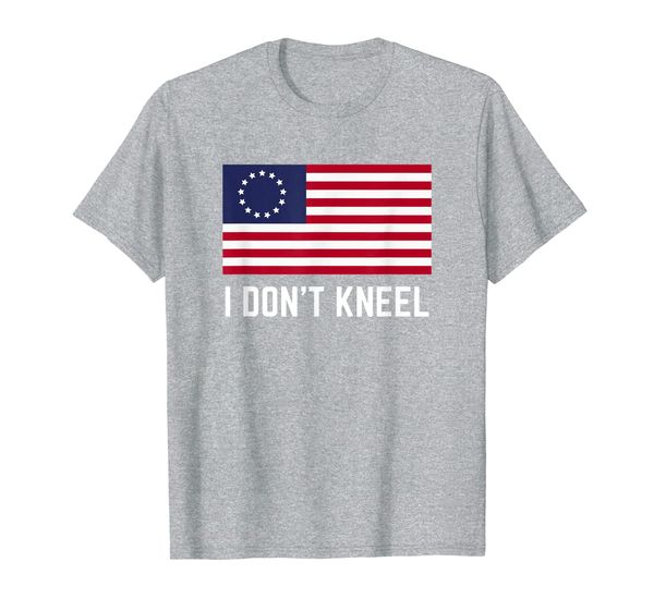 

betsy ross shirt i don't kneel t-shirt, White;black
