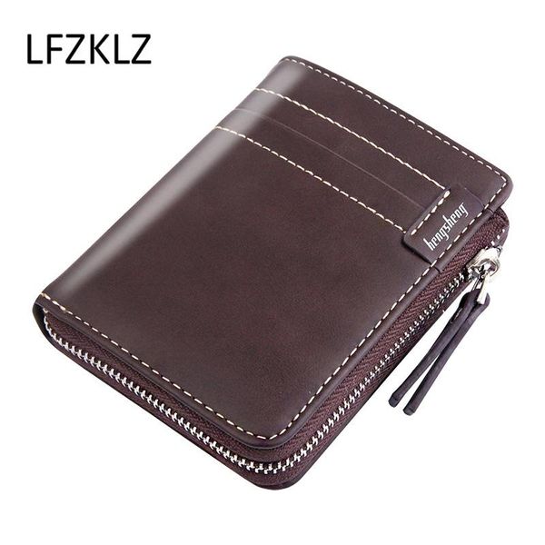 

wallets business coin bag pu leather wallet 2021 male purse clutch men's card holder short men, Red;black