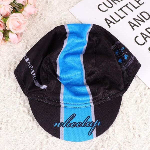 

riding cap printing simple durable sports cool cycling hat for outdoor (blue, classic style) caps & masks, Black