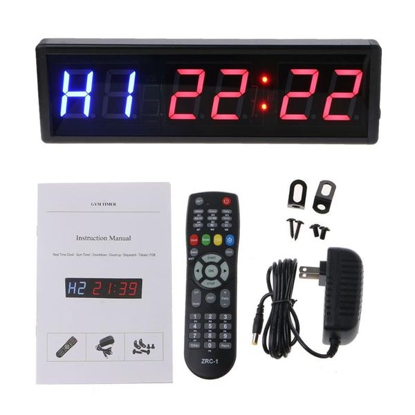 

gym timer satch with wireless remote for fitness training interval 67je timers
