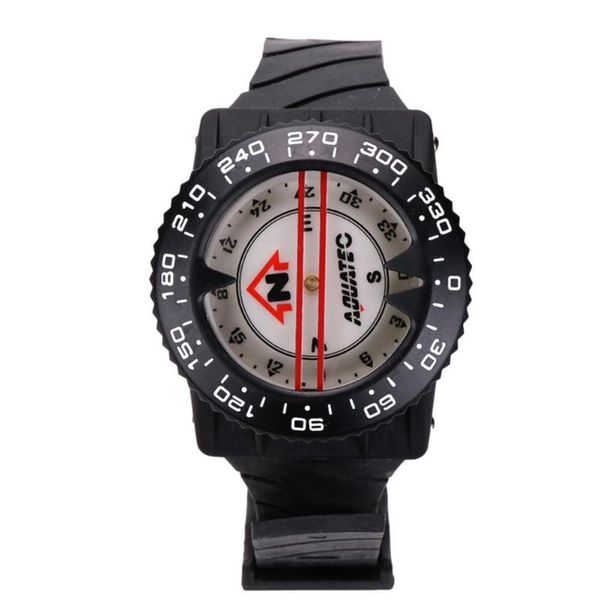 

outdoor gadgets 1pcs diving luminous compass waterproof 50 meters high portable scuba watchband dial underwater caving camping