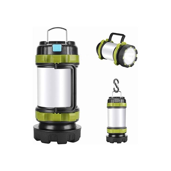 

portable led lantern camping work light outdoor tent usb port rechargeable spotlight lanterns