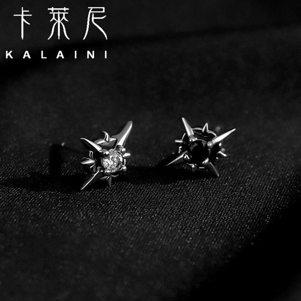 

polaris earrings version cross simple pointed star temperament fashion hip
