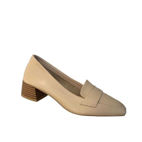 

dress shoes women office spring low heel design heels loafers fashion ladies classic footwear chunky vintage, Black
