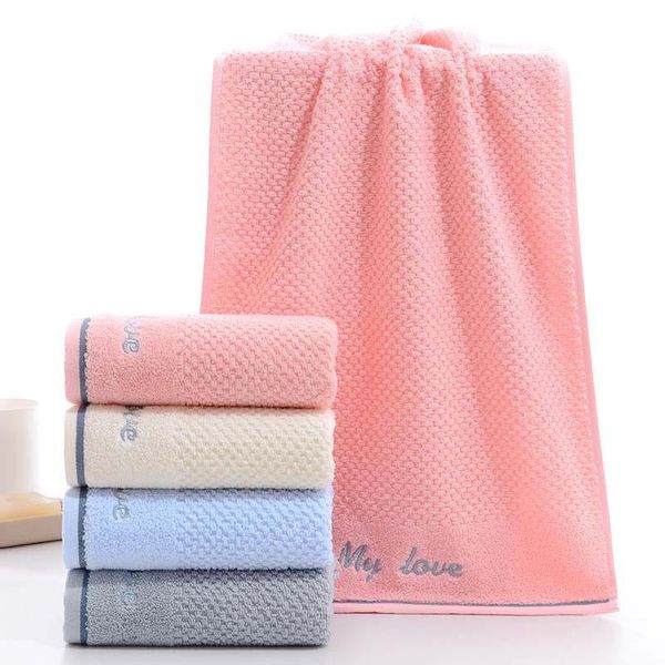 

towel t028a nice quick dry cotton home or el absorbent embroidery my love couple face