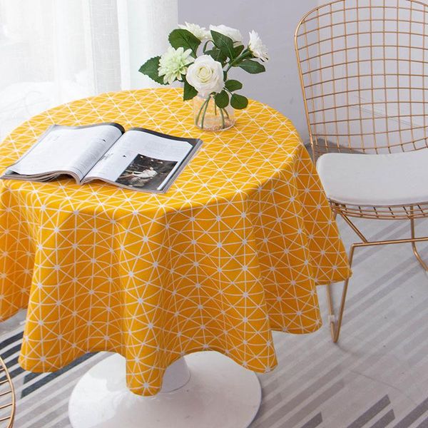 

kitchen tablecloth round dinner table cloth dinning room desk cover for event wedding birthday party 100cm 150cm