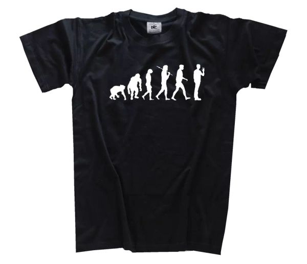 

standard ediciÃ³n the big bang evolution theory camiseta s-xxxl, White;black