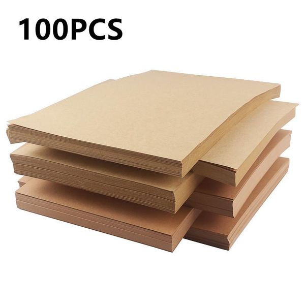 

other arts and crafts 100pcs a4 brown kraft paper gift flower wrapping diy hand painted graffiti printing envelope art craft materials