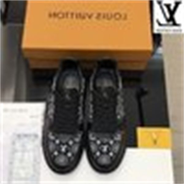 

lace-ups moccasins designer boots luxury buckles men dress shoes sneakers loafers ssvf, Black
