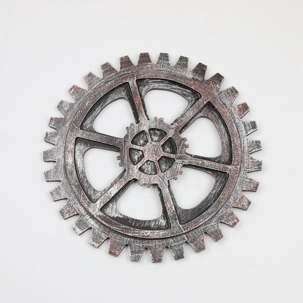 

american industrial wind gear combination wall decoration 24cm silver decorations