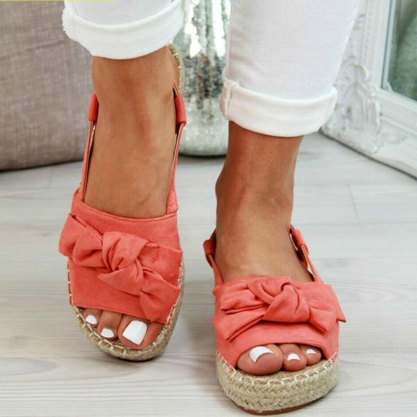

summer casual bow tie womens sandals buckle strap flats shoes woman solid color peep toe sandalias mujer fashion zapato mujer 0, Black