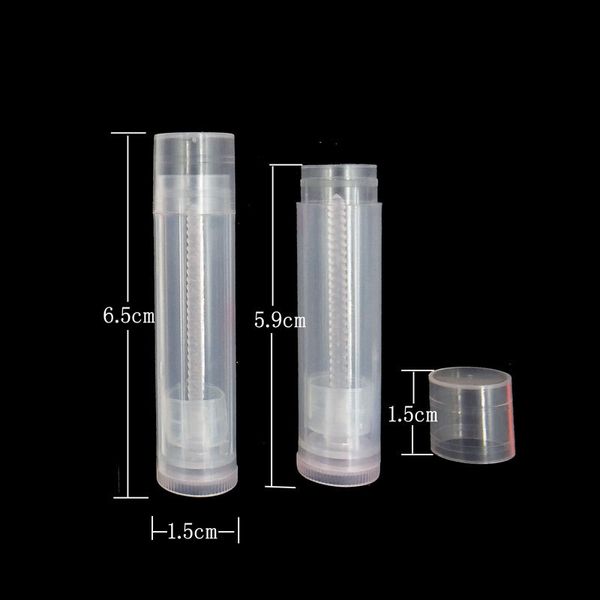 2000 pezzi 5g Contenitori vuoti trasparenti per balsamo per labbra Contenitori per labbra fresche Bottiglie riutilizzabili DH8668