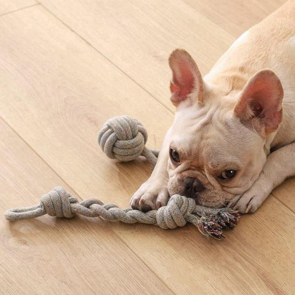 

dog toys & chews 2pcs toy set ropes chew washable cotton for medium and small dogs dental teething supplies