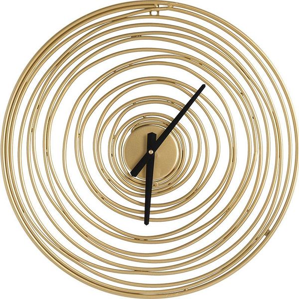 

wall clocks clock living room gold metal art hall silent creative bedroom watch home