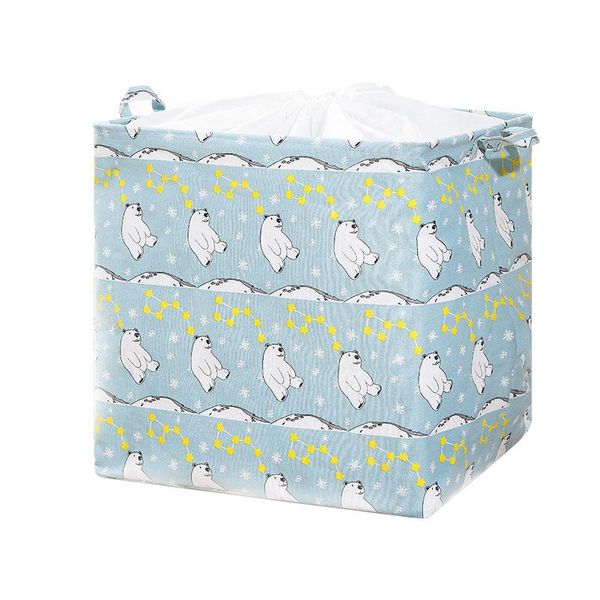 

storage bags big mac waterproof folding box mouth dirty clothes basket quilt bag