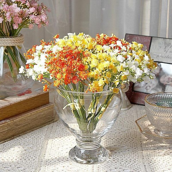 

heads babysbreath star artificial flowers plastic gypsophila diy floral bouquets arrangement for wedding home decoration decorative & wreath