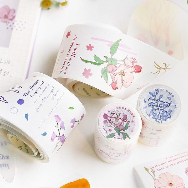 

gift wrap cute flower plants paper decorative stickers scrapbooking stick label diary stationery painting sticker accessories