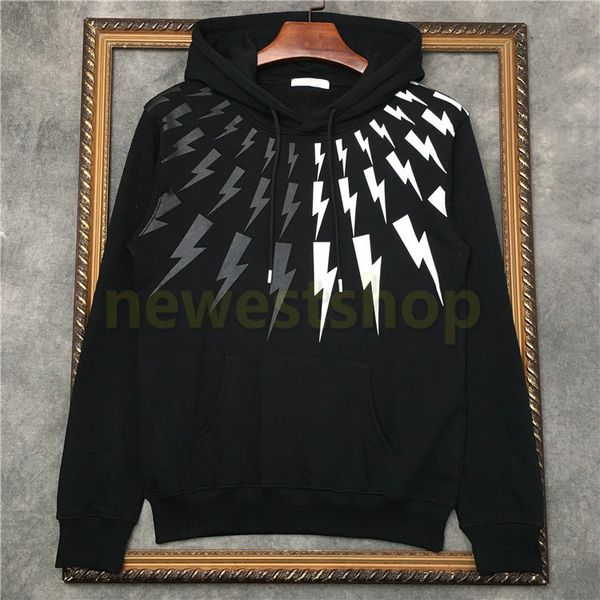 

2020 new autumn winte europe mens montage geometry printing hoodies fashion sweatshirt men womens cotton hoody pullover sweatshirt jumper, Black