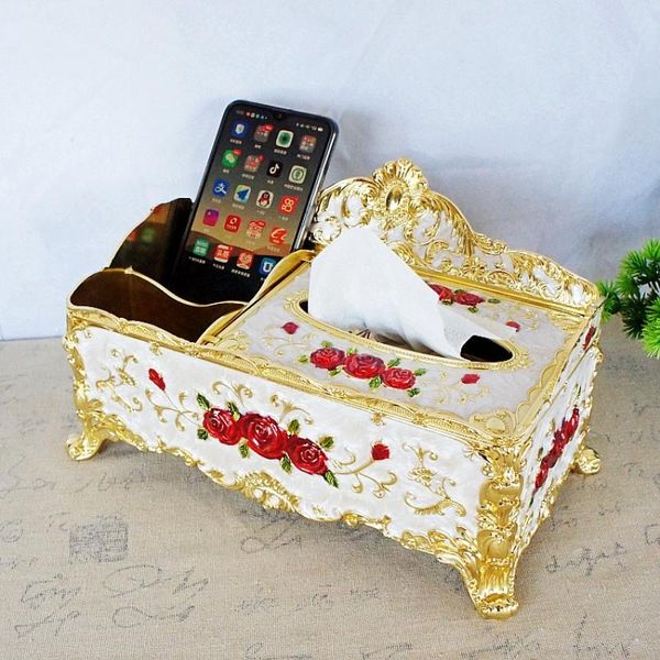 

tissue boxes & napkins zjh30 metal box function mobile phone rack suction paper towel furniture living room decoration multifunctional