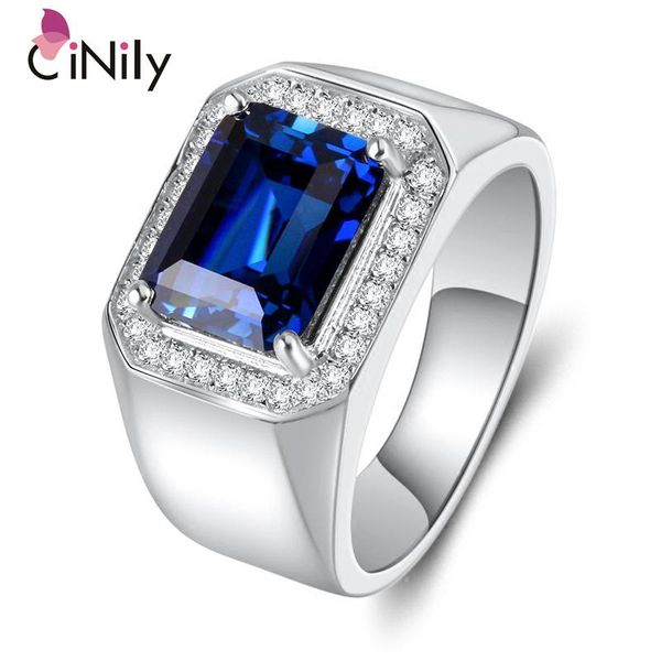 

cluster rings cinily blue & green stone zircon silver for women ring jewelry size 10 openable bohemia boho female, Golden;silver