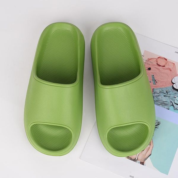

summer men slippers soft bottom indoor non-slip couple bathroom swimming pool slides unisex, Black