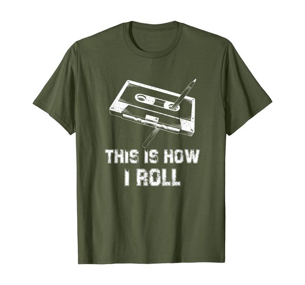 

This is How I Roll Vintage Pen and Cassette Tape Classic T-Shirt, Mainly pictures