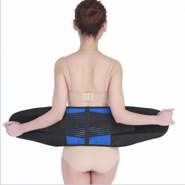 

women lower back brace posture correction waist belt spine support belts breathable lumbar corset neoprene, Black;gray