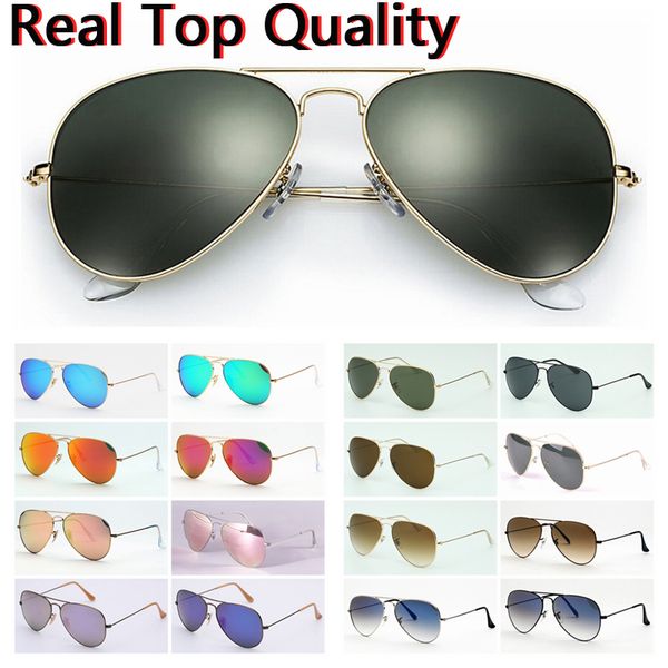 

designer sunglasses original pilot men women sun glasses des lunettes de soleil original leather cases, box, good for resell, White;black