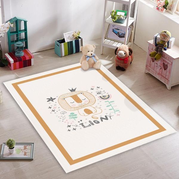 

carpets carnival cute lion kids room rug