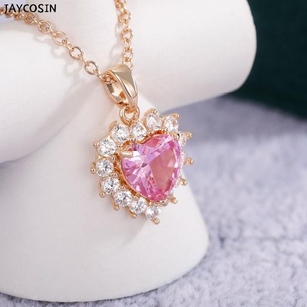 

pendant necklaces women amethyst necklace modern jewelry heart 2021 design vintage temperament chain gifts, Silver