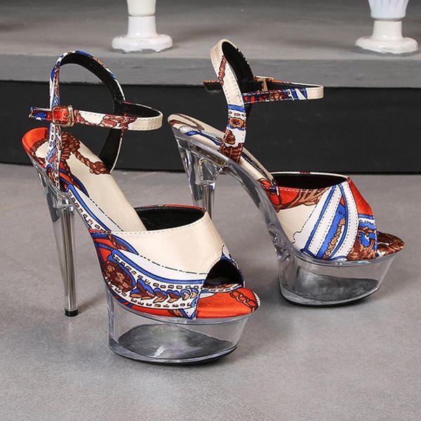 

sandals color reinforced patch high heel 2021 ankle strap heels women, Black