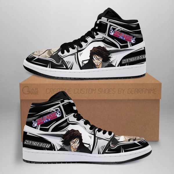 

bleach zangetsu anime sneakers fan gift idea