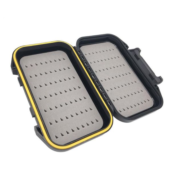 

fishing accessories portable waterproof lure bait trout flies storage box case container