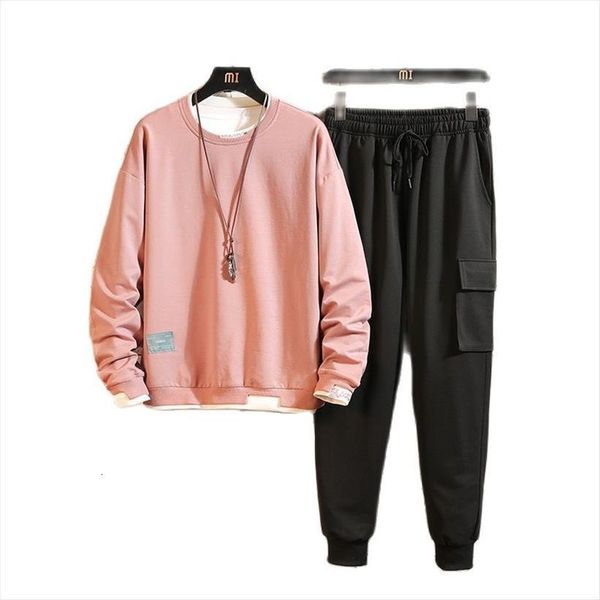 

spring and autumn sports shirt, men tracksuit a set of hooded sweatshirt pants, wool shirt,a casual jogging spor, Gray