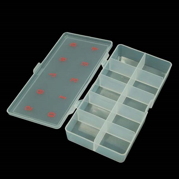

nail art equipment rhinestone tools jewelry beads display storage box case organizer holder clear plastic empty, Silver