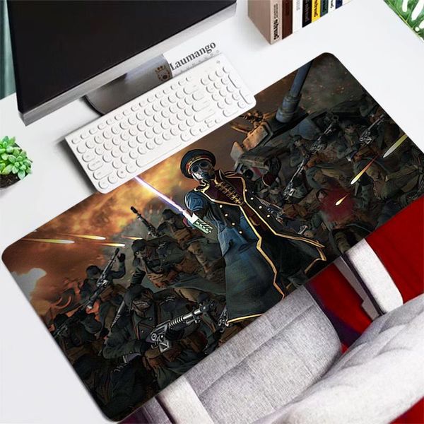 

mouse pads & wrist rests death korps of krieg durable rubber mat table pad 800x300mm gamer large office computer perfect locking edge